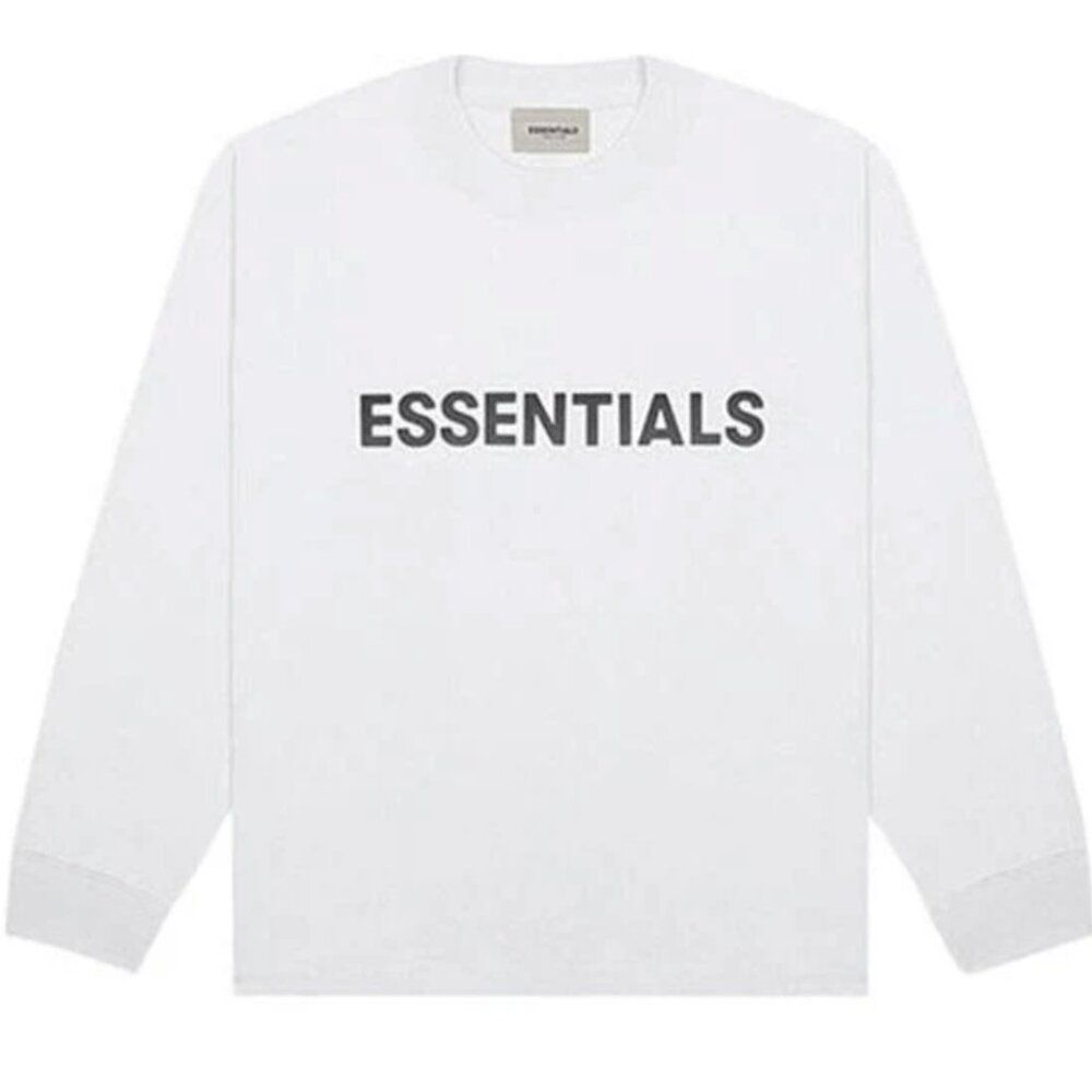 Fear of God ESSENTIALS: Classic Fit Long Sleeve Tee Sz L
